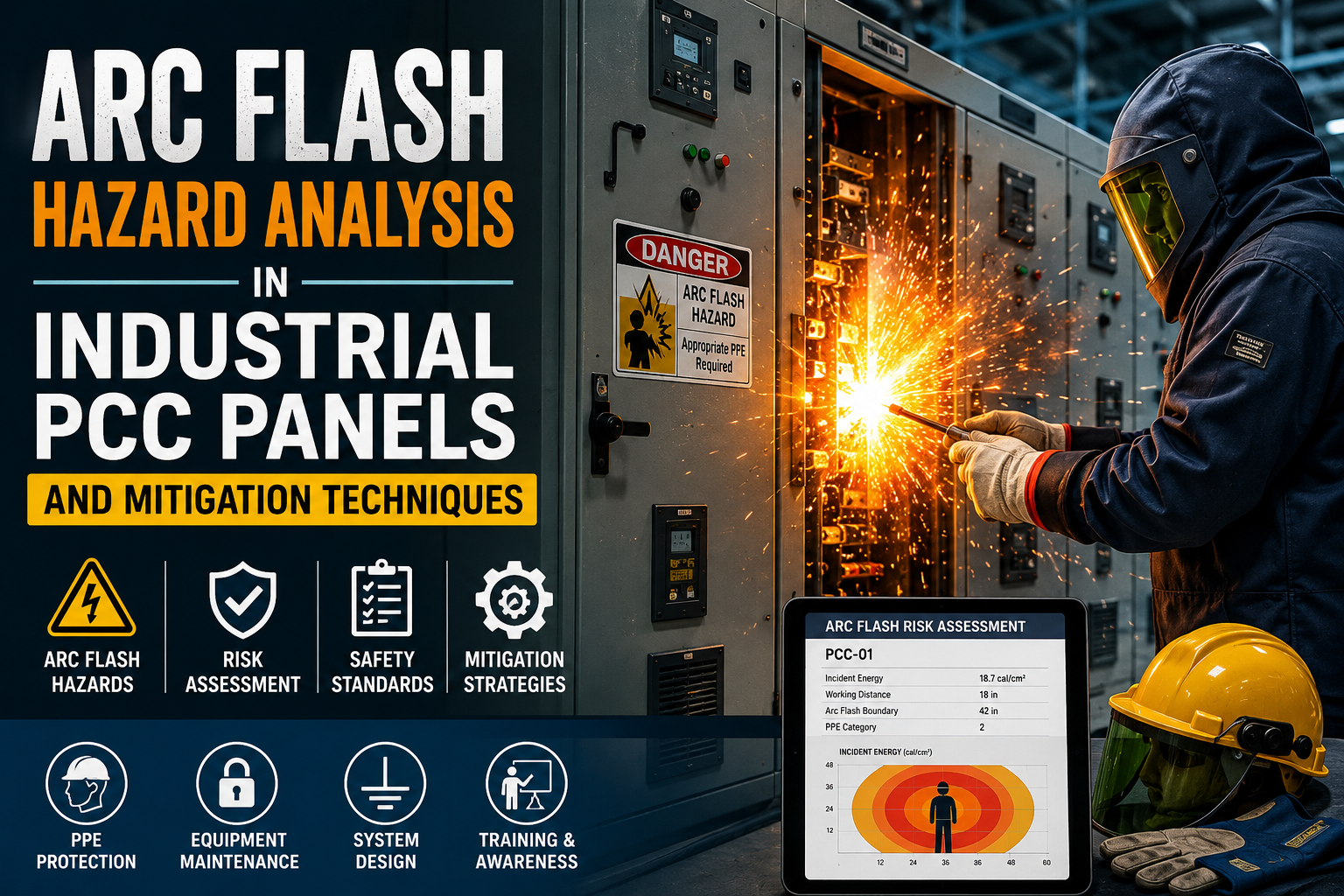 Arc Flash Hazard Analysis in Industrial PCC Panels